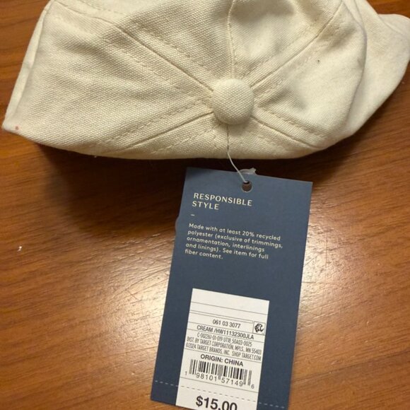 Universal Thread Suede Basball Cap - Picture 2 of 3